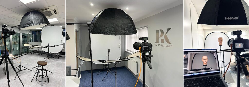 Examples of a pop up photo studio in Croydon, Surrey and London