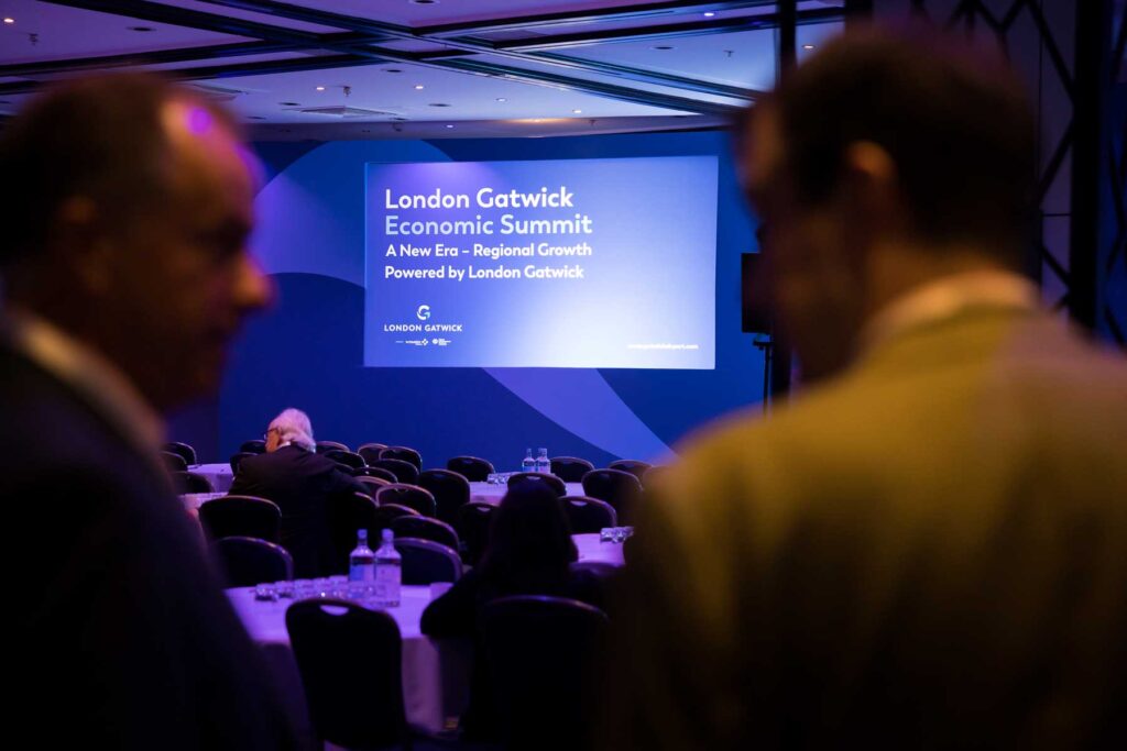London Gatwick Economic Summit corporate event photography