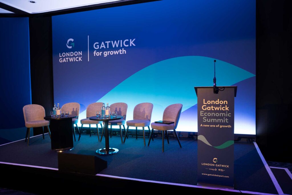 London Gatwick Economic Summit corporate event photography